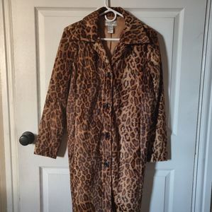 Leopard Print  Coat